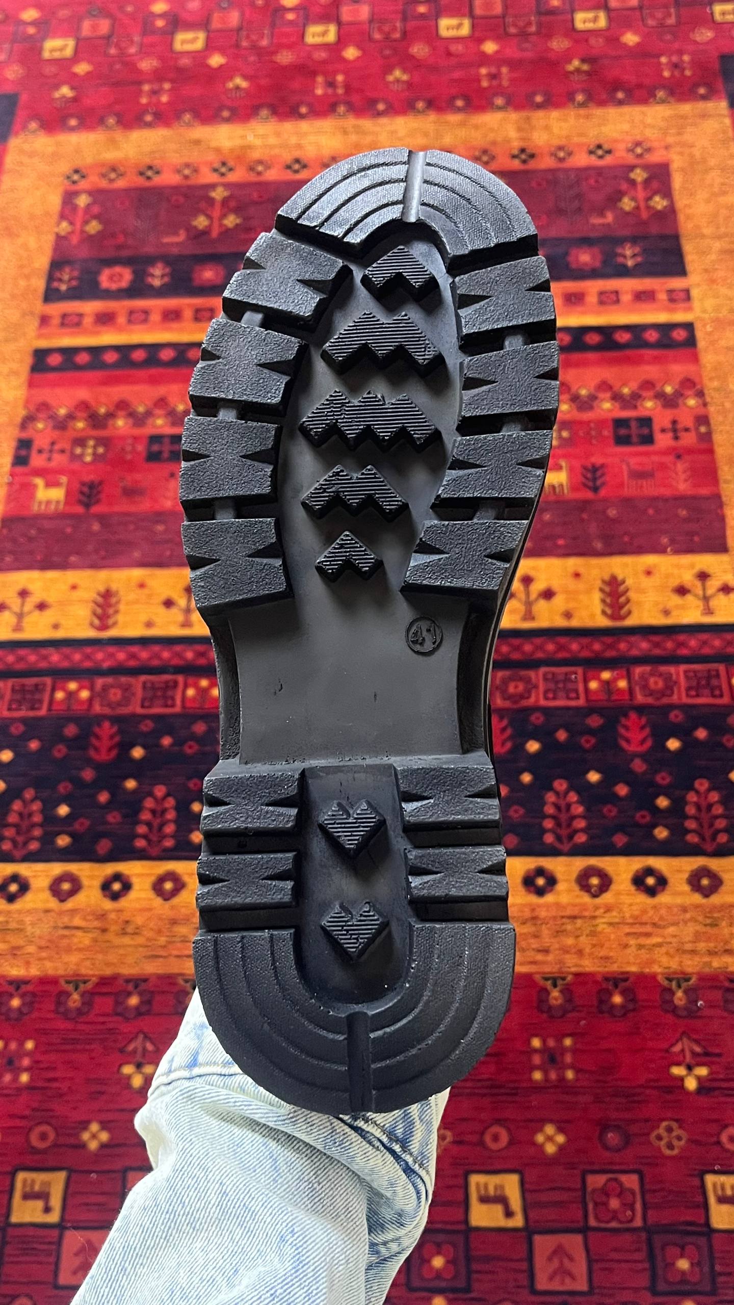 بوت برشکا دو کش(چرم طبیعی)