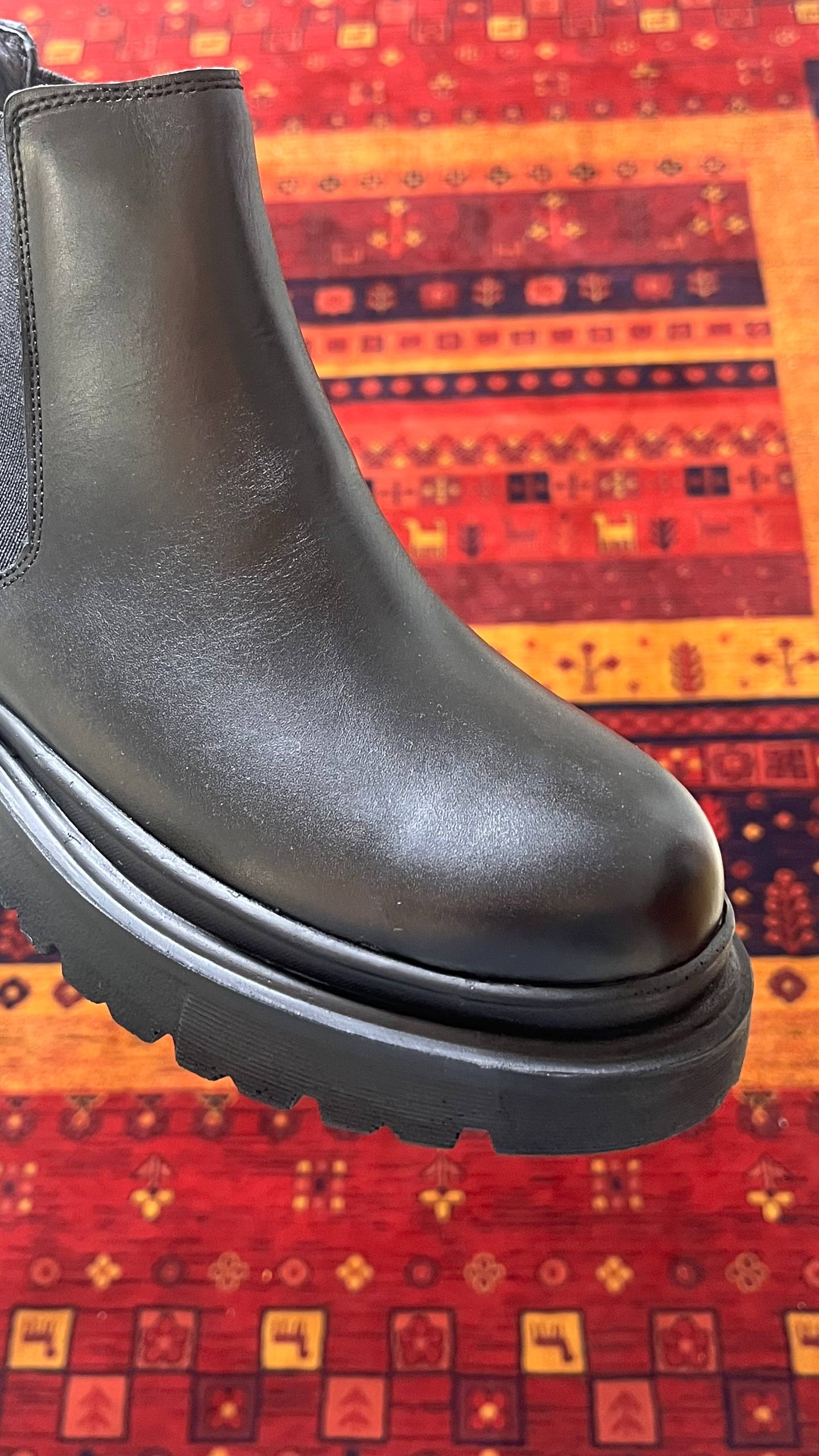 بوت برشکا دو کش(چرم طبیعی)