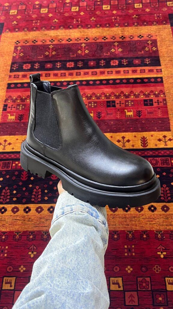 بوت برشکا دو کش(چرم طبیعی)